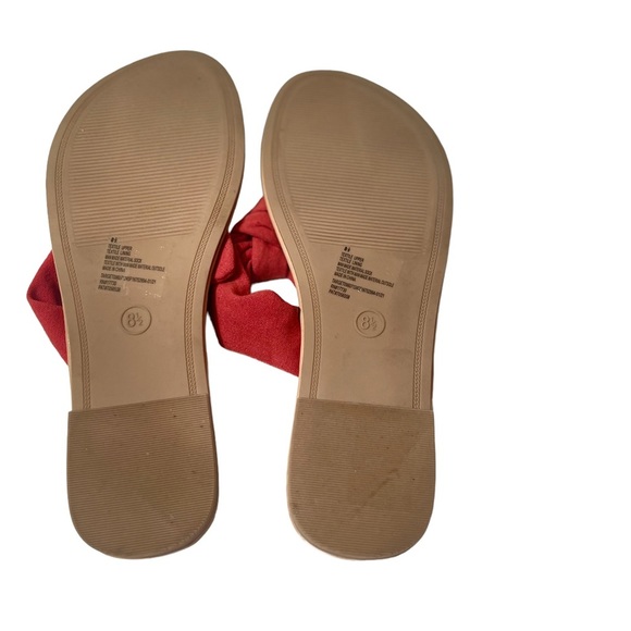 A New Day Red Sandals Size 8 1/2 NWOT - Picture 7 of 7
